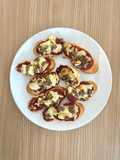 Pizza Baguette air fryer (Meat Topping)