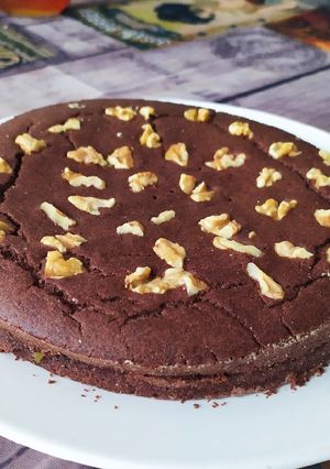 Una foto de Tarta de chocolate fit