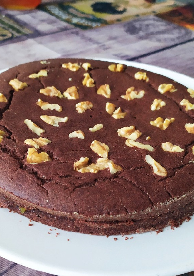 Una foto de Tarta de chocolate fit