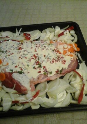 Una foto de Tapa de nalga al horno!