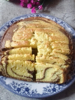 Foto resep Zebra Butter Cake