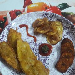 A picture of Raw banana platter.