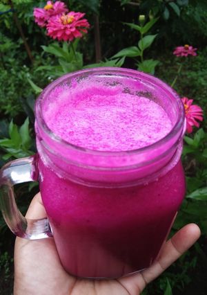 Foto resep Jus buah naga