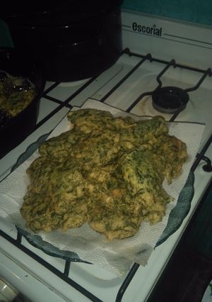 Una foto de Buñuelos de acelga