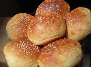 صورة لوصفة خبز البرجر🍔