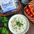24. Creamy Beef Sausage and Vegetable Soup