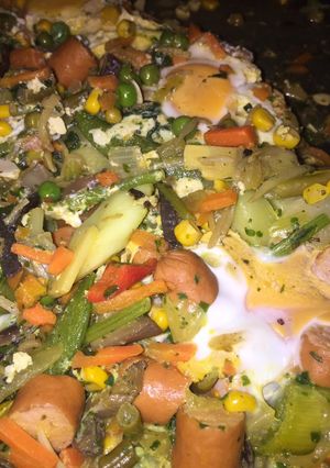 Foto de Ring de legumes e ovo