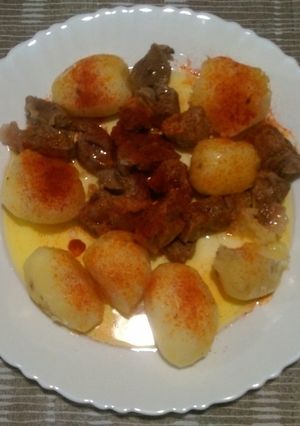 Una foto de Carne o caldeiro (A la gallega)