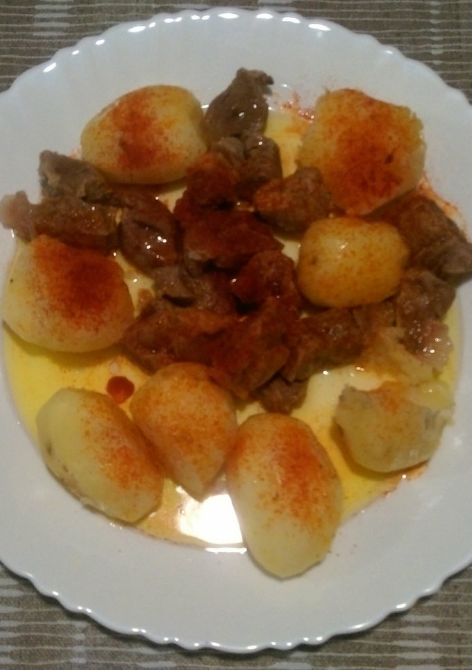 Una foto de Carne o caldeiro (A la gallega)