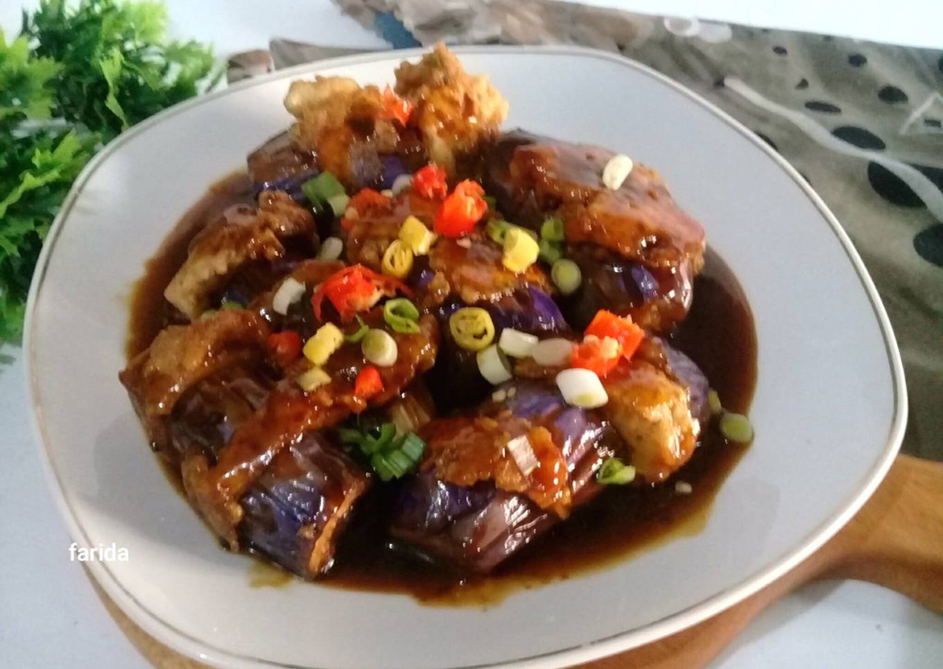 Terong Isi Tahu Corned