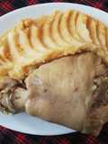 Pernil con puré picante