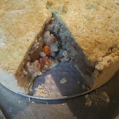 A picture of Hotwater Crust Beef and Pork Pie.