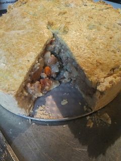 A picture of Hotwater Crust Beef and Pork Pie.