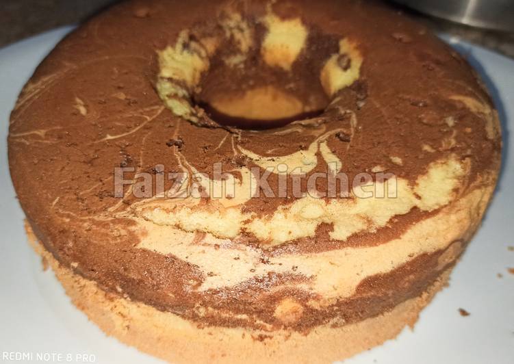 Resep Marmer Cake Bolu Marmer Metode All In One Murah