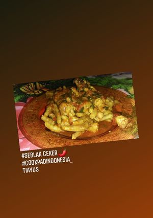 Foto resep Seblak ceker🌶