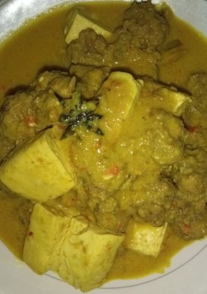 Foto resep Bola Daging Kari