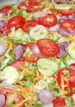 A picture of Steak salad.
