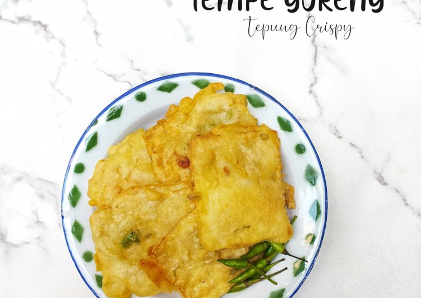 Tempe goreng tepung crispy