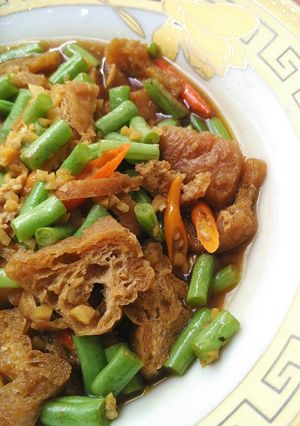 Foto resep Buncis Tahu Pedas Manis