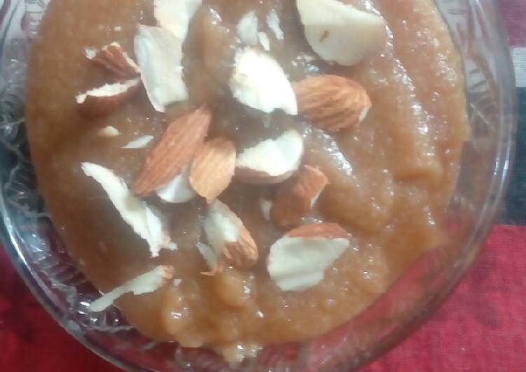 Suji,besan halwa