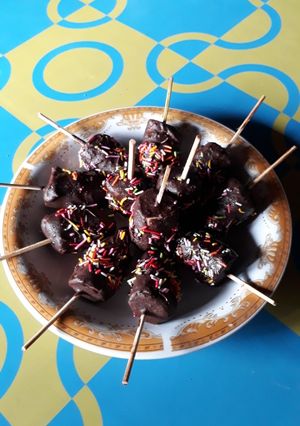Foto resep Es pisang coklat