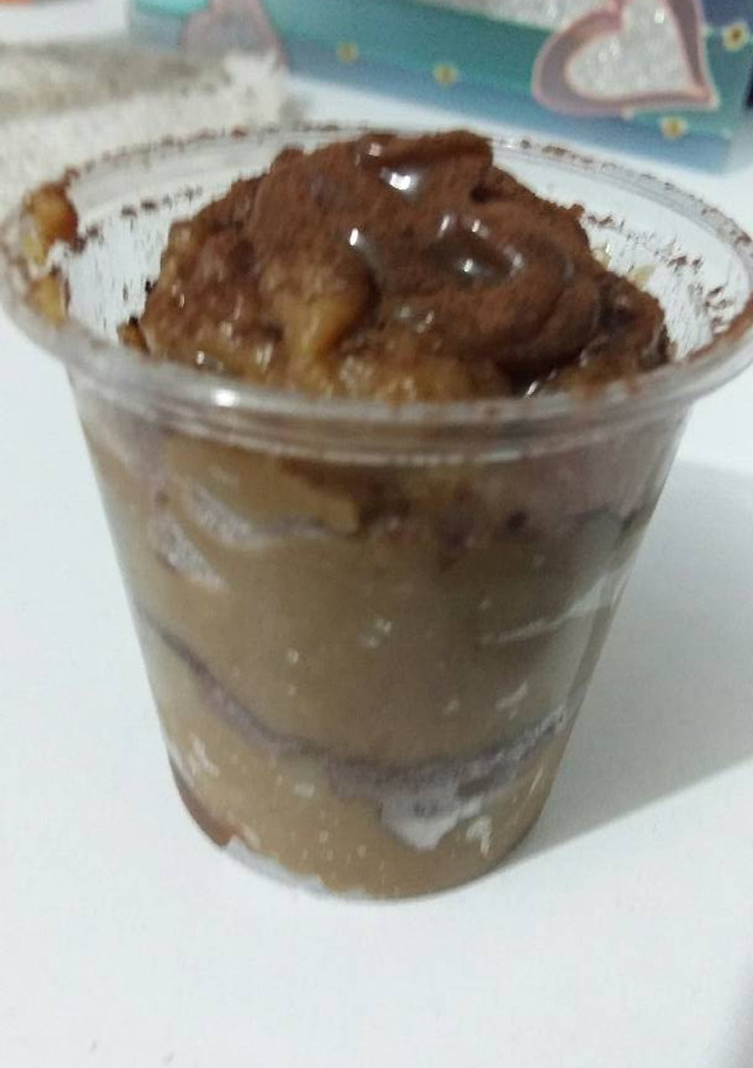 Una foto de Mini Postrecito de Capuccino y Dulce de Leche - Super rápido !