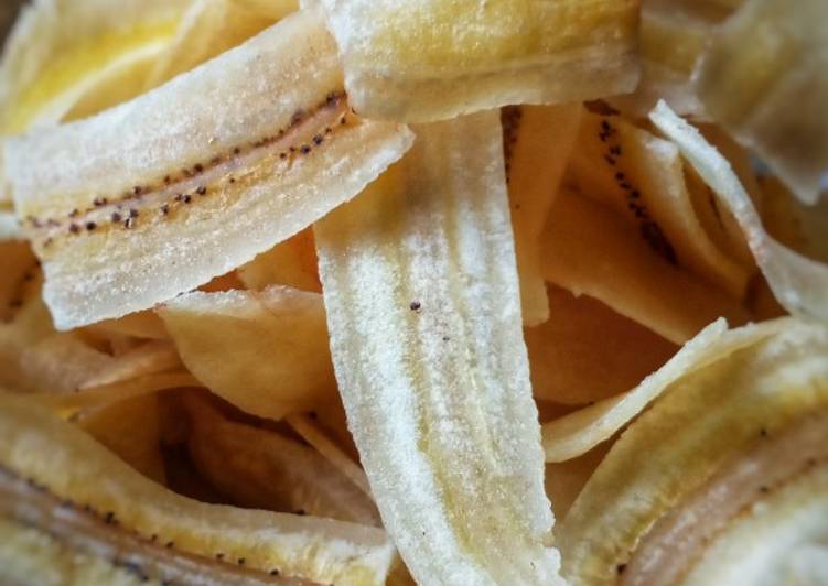 9 Resep: Keripik pisang manis Kekinian