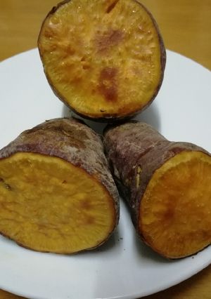 Hình của món Khoai lang nướng.