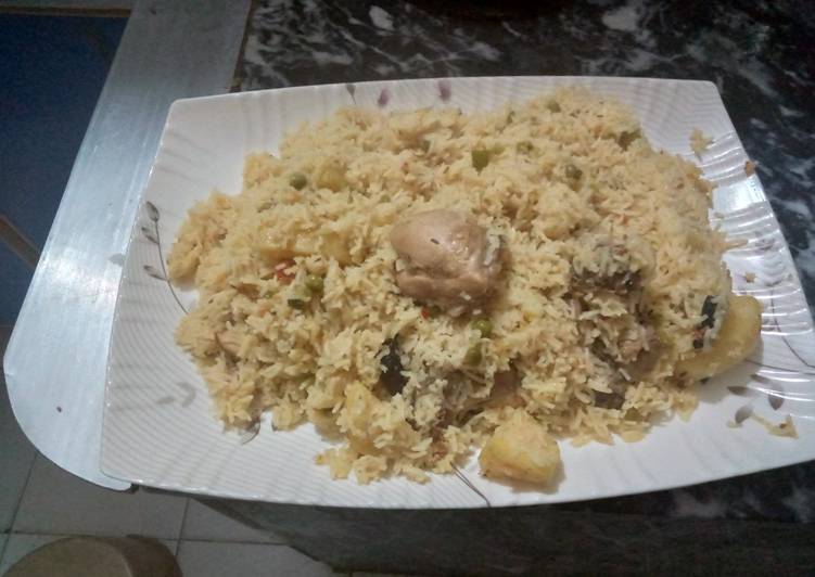 Easiest Way to Make Homemade Chicken pulao