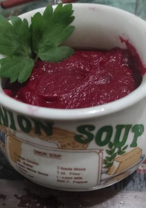 Una foto de Borsch vegano (🌱)