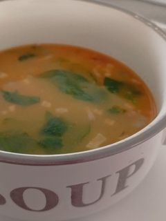 Spenótos krumplileves recept fotója
