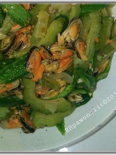 Foto resep Kerang Pare Cabe Ijo