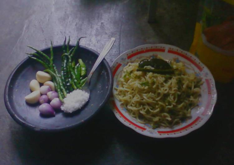 Resep Mie goreng sambal ijo, Lezat Sekali