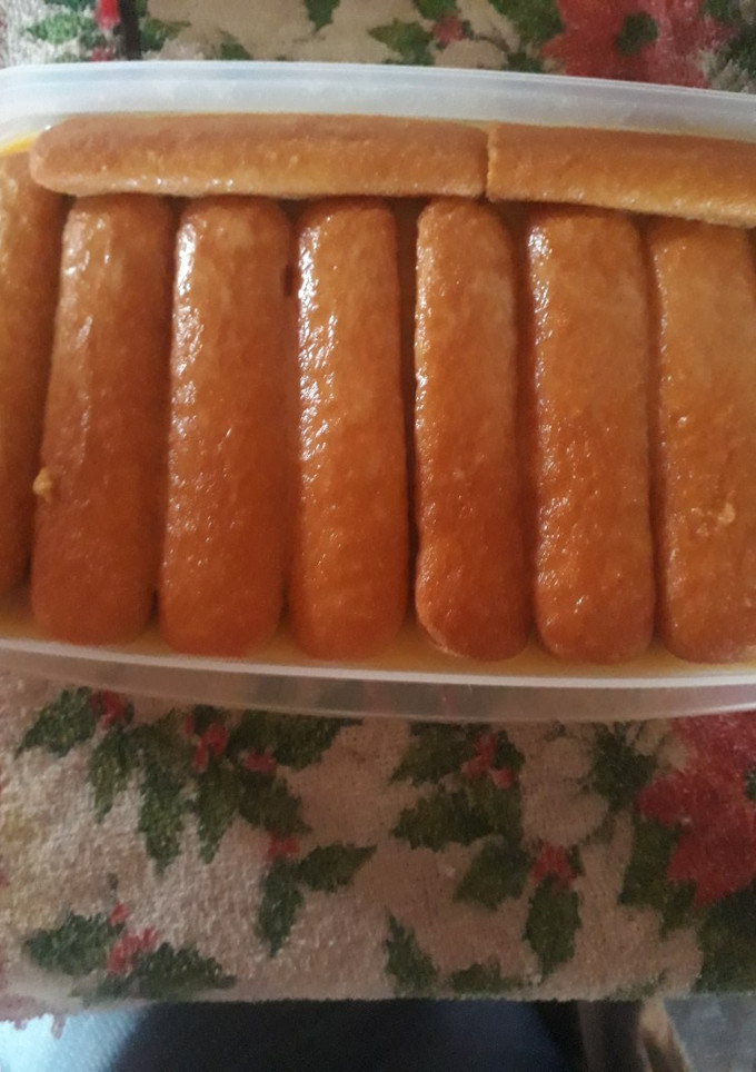 Una foto de Flan con vainillas