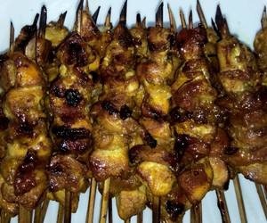 Resep mudah Sate Ayam Madura Bumbu Kacang Lezatt Mantul Banget