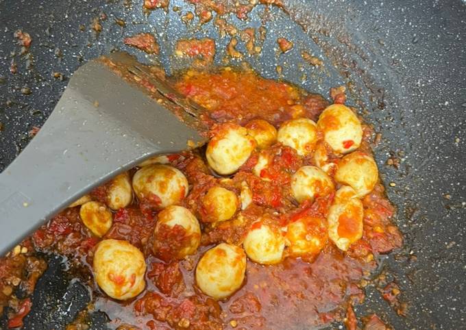 Sambal Balado Telur Puyuh