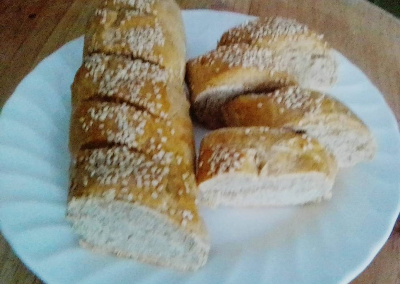 Pan rústico natural (baguette)