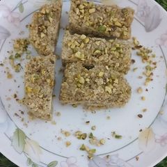 A picture of Pistachio burfi.
