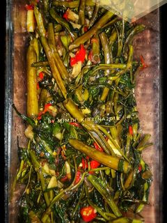 Foto resep Tumis kangkung sederhana
