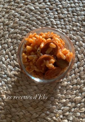 Une photo de Blé au chorizo au Cookeo