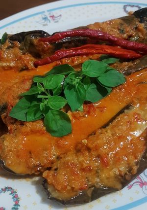 Foto resep Terong bakar bumbu pecel