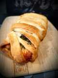 Herb-Crusted Salmon in Puff Pastry
