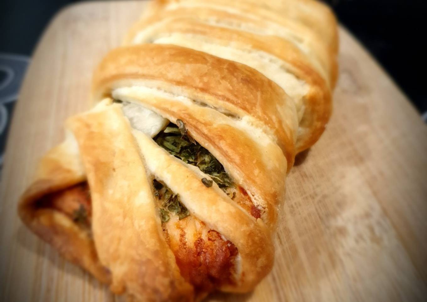 Saumon aux herbes en croûte feuilletée