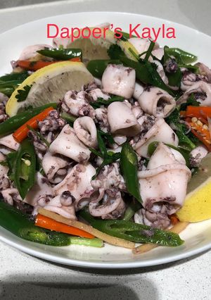 Foto resep Tumis Cumi-cumi Lemon