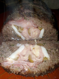 Una foto de Pan de carne relleno