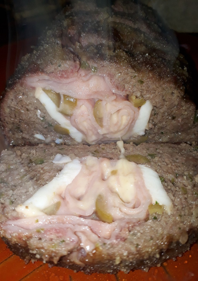 Una foto de Pan de carne relleno