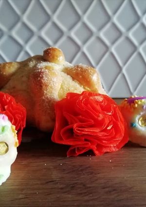 Una foto de Pan de muerto