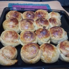 A picture of Peanut butter rolls.