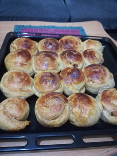 A picture of Peanut butter rolls.