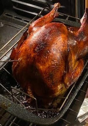 A picture of Thanksgiving Brined-Roasted Turkey.